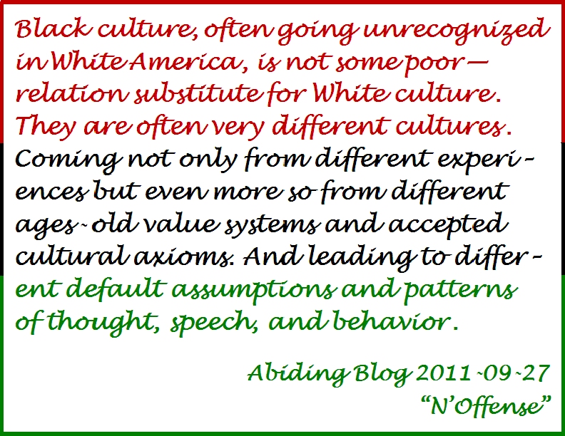 Sometimes it's the little things that have the biggest impact over time. #PoV #MentalDefault #AbidingBlog2011NOffense